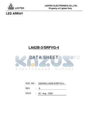 LA62B-3-SRFVG-4 datasheet - LED ARRAY