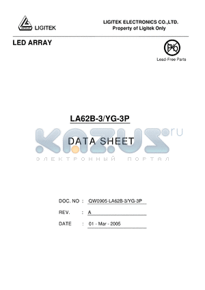 LA62B-3-YG-3P datasheet - LED ARRAY