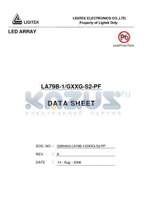 LA79B-1-GXXG-S2-PF datasheet - LED ARRAY