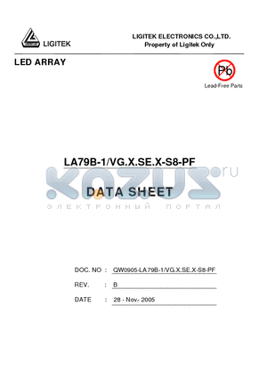 LA79B-1-VG.X.SE.X-S8-PF datasheet - LED ARRAY