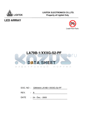 LA79B-1-XXXG-S2-PF datasheet - LED ARRAY