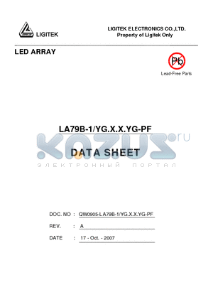 LA79B-1-YG.X.X.YG-PF datasheet - LED ARRAY