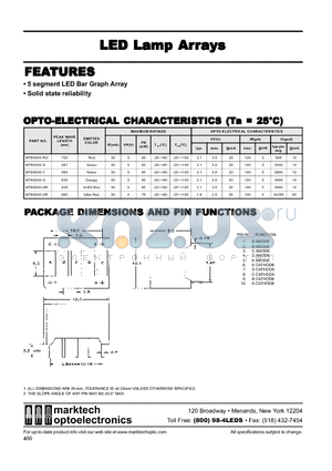 MTB5000-G datasheet - LED Lamp Arrays