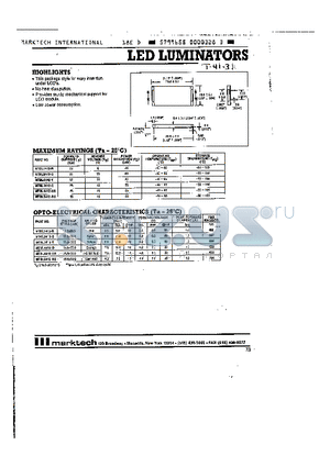 MTBL2412-G datasheet - LED LUMINATORS