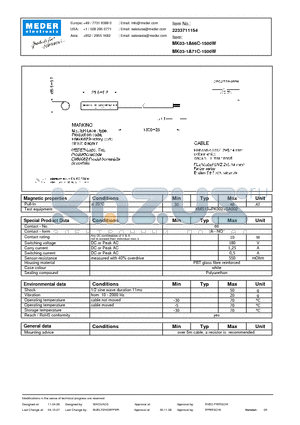 MK03-1A66C-1500W_09 datasheet - MK Reed Sensor