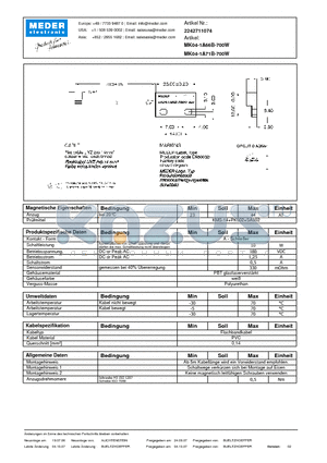 MK04-1A66B-700W_DE datasheet - (deutsch) MK Reed Sensor