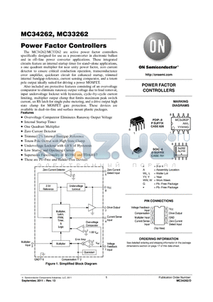 MC34262_11 datasheet - Power Factor Controllers