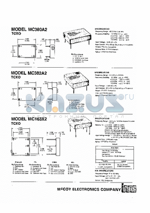 MC380A2 datasheet - MC380A2