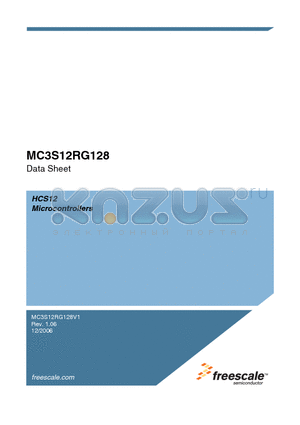 MC3S12RG128 datasheet - HCS12 Microcontrollers