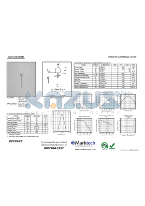 MTE8090M_09 datasheet - Infrared Emitting Diode