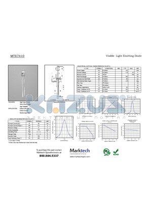 MTE7410 datasheet - Visible Light Emitting Diode