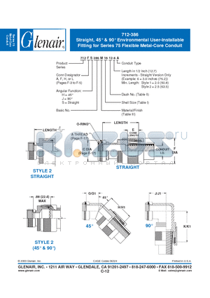 712FH386M16 datasheet - Environmental User-Installable