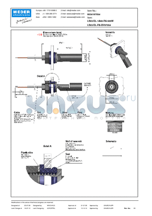 LS03-DL-PA-BV97054 datasheet - LS Level Sensor