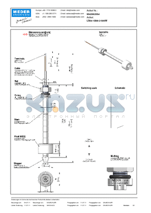 LS04-1A66-2-500W_DE datasheet - (deutsch) LS Level Senosr