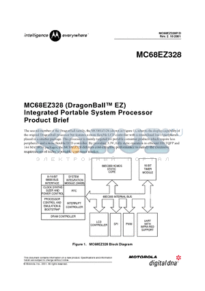 MC68EZ328 datasheet - Integrated Portable System Processor