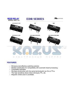 EDR201A0500Z datasheet - Miniature,cost-effective switching solution