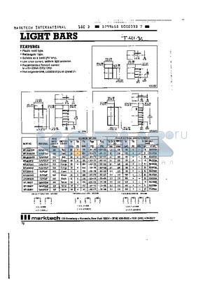 MTLB258-O datasheet - LIGHT BARS