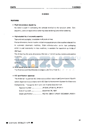 NRS106K25 datasheet - High-Temperature Durability