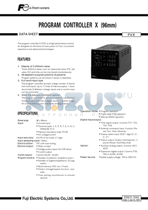 EDS11-124D datasheet - PROGRAM CONTROLLER X (96mm)