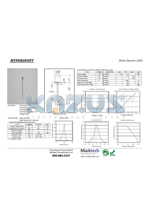 MTPS8085FT datasheet - Point Source LED