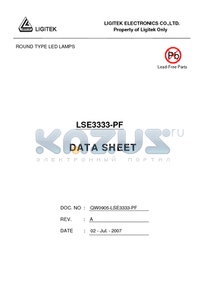 LSE3333-PF datasheet - ROUND TYPE LED LAMPS
