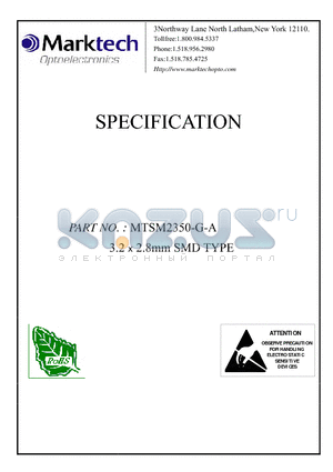 MTSM2350-G-A datasheet - 3.2 x 2.8mm SMD TYPE