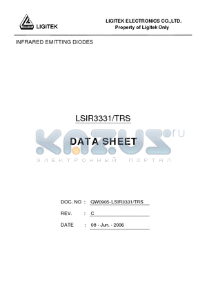 LSIR3331/TRS datasheet - INFRARED EMITTING DIODES