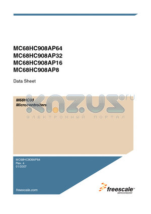 MC68HC908AP8CFB datasheet - Microcontrollers