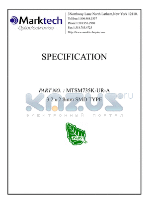 MTSM735K-UR-A datasheet - 3.2 x 2.8mm SMD TYPE