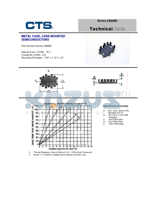 LB66B2-76B datasheet - METAL CASE, CASE-MOUNTED SEMICONDUCTORS