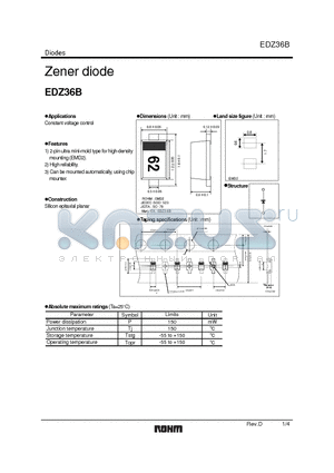 EDZ36B_2 datasheet - Zener diode