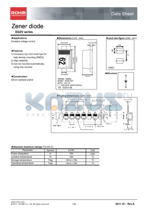 EDZV30B datasheet - Zener diode