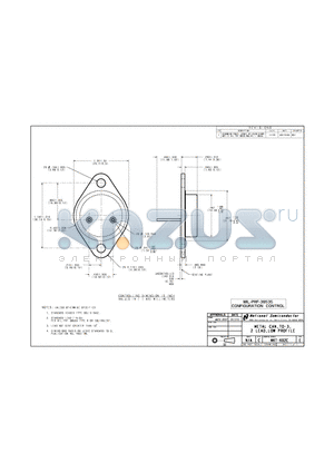 MKT-K02C datasheet - METAL CAN, TO-3  2 LEAD LOW PROFILE