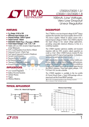 LBKC datasheet - 100mA, Low Voltage, Very Low Dropout Linear Regulator