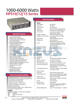 HPS10Q-A3N-000 datasheet - HPS10/12/15 Series