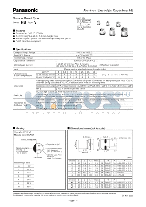 EEEHB0J470SR datasheet - Surface Mount Type