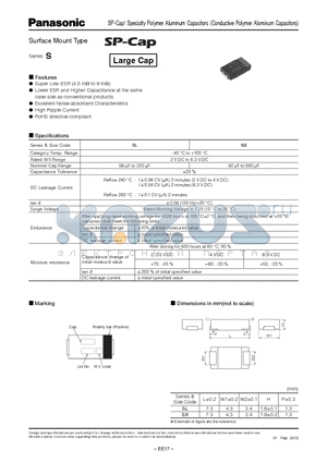 EEFSX0D331XE datasheet - Surface Mount Type