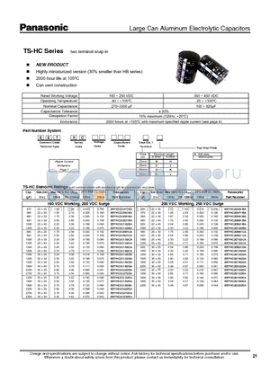 EETHC2E471DA datasheet - Large Can Aluminum Electrolytic Capacitors