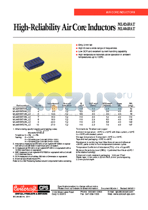 ML446RAT23N_LZ datasheet - High-Reliability Air Core Inductors