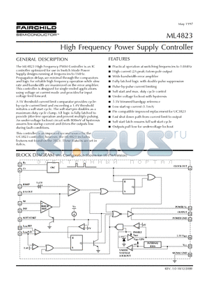 ML4823CP datasheet - High Frequency Power Supply Controller