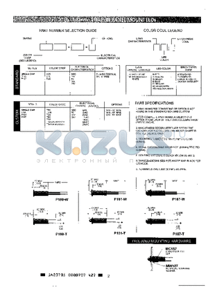 P180TWRG4-12VAC-W24 datasheet - 3/16 (4.8mm) SNAP-IN PANEL MOUNT LEDs