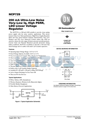 GRM155R61A105KE15D datasheet - 200 mA Ultra-Low Noise Very-Low Iq, High PSRR, LDO Linear Voltage Regulator