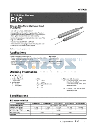 P1C32A-MHAU1 datasheet - PLC Splitter Module