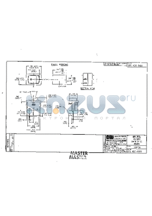 GRS-4011-0068 datasheet - MINI SWITCH ASSEMBLY SNAP-IN, S.P-S.T W/BARRIER