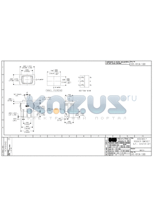 GRS-4013A-1300 datasheet - ASSEMBLY ROCKER SWIDGET S.P.- CENTER OFF