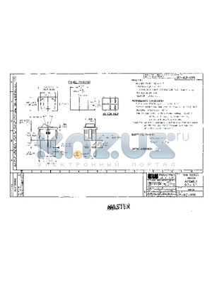 GRS-4121-0001 datasheet - MINI ROCKER SWITCH ASSEMBLY D.P-S.T