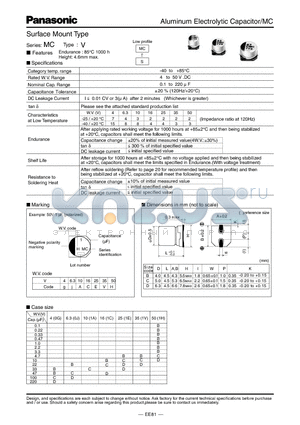 EEVMC0G101R datasheet - Surface Mount Type