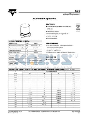 MALSECB00AD233FARK datasheet - Aluminum Capacitors