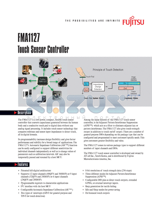 FMA1127 datasheet - Touch Sensor Controller