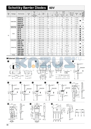 FMB-26L datasheet - Schottky Barrier Diodes